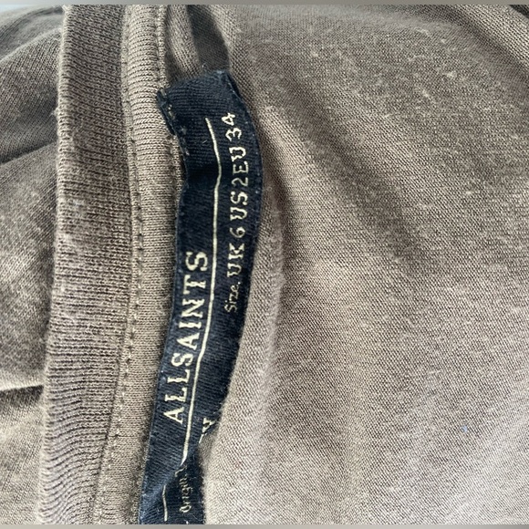 All Saints Leila Olive T-Shirt - Picture 5 of 7